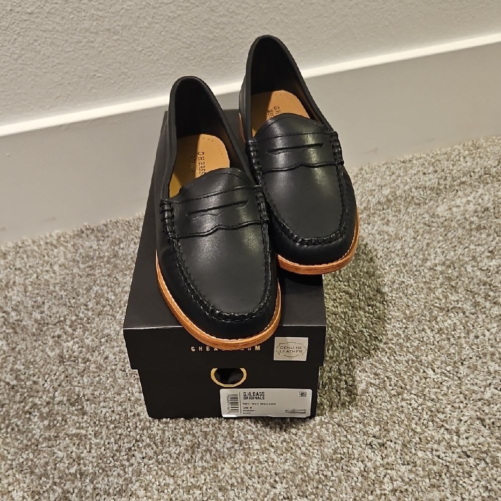 G.H. Bass & Co. Black and Brown Loafers